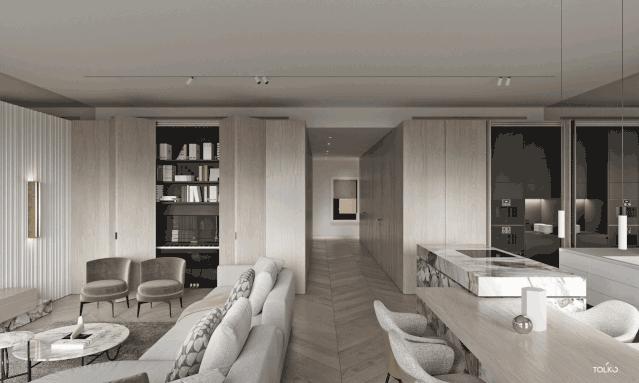 简约舒适高级质感住宅,高级灰现代简约住宅