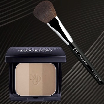 日常妆阴影高光画法,先画眼妆再上底换头技术