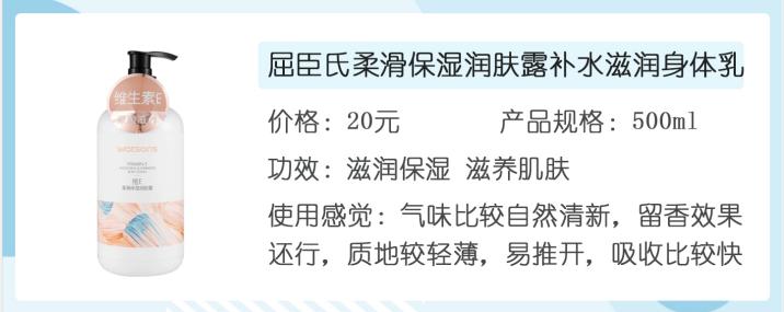 身体乳香味持久平价测评,平价口碑最好十大身体乳