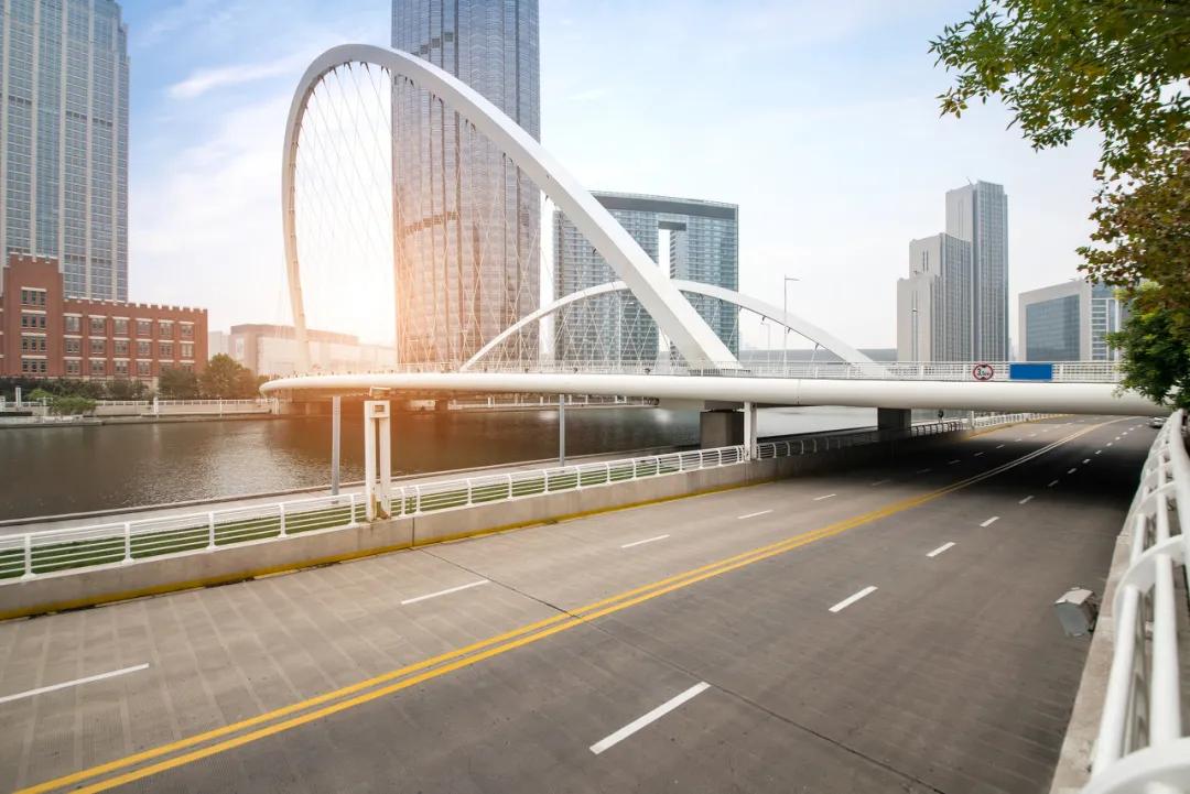 天津绝美夜拍,天津超美晚霞