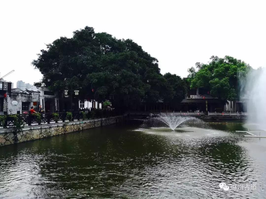 千年古村平阳县鸣山村古城夜景,平阳昆阳鸣山古村落