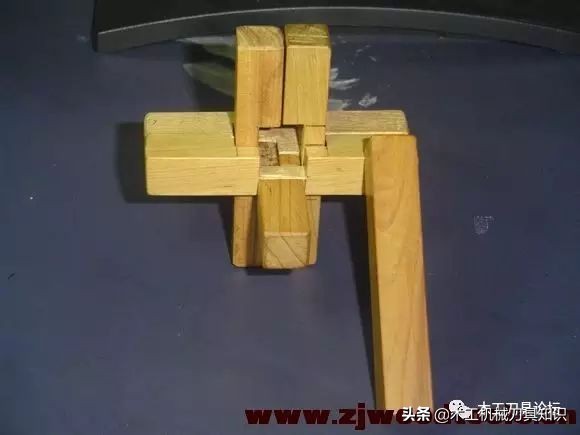 鲁班锁十角图解,鲁班锁三根拼法