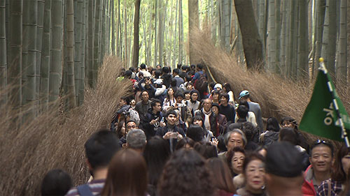 日本政府庆祝访日游客,日本游客达到100万