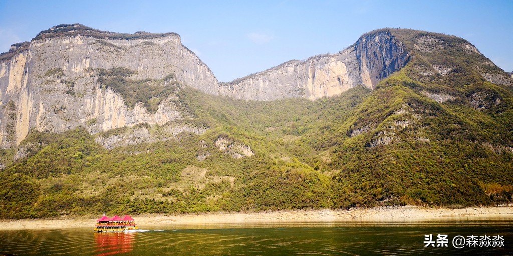 恩施清江大峡谷蝴蝶岩讲解,清江峡谷蝴蝶岩