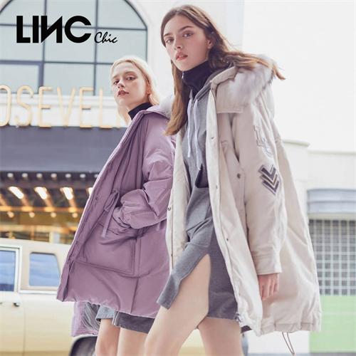 linc金羽杰轻奢款2021冬季,linc金羽杰羽绒服