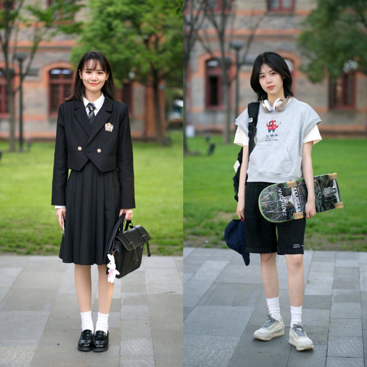 最近时尚圈刮起了一股“露袜”风：矮鞋+高袜，又美又飒很时髦