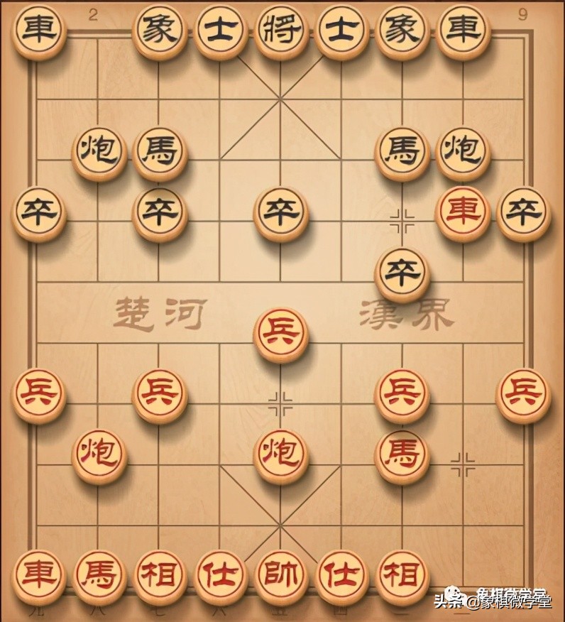 当头炮横车急进中兵怎么破,当头炮冲中兵的方法