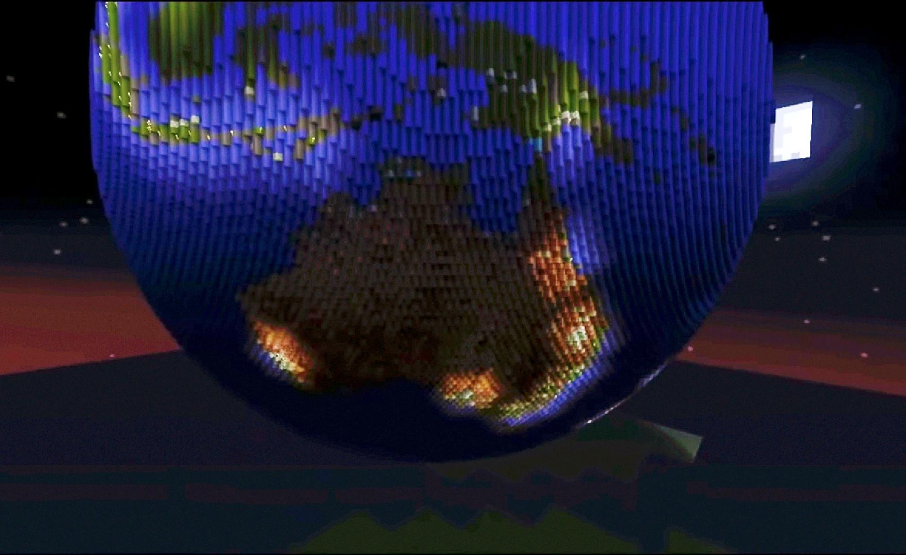 如何在《我的世界》重建一个地球?早在7年前,远古时代就做到了