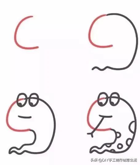 简笔画超简单步骤3笔,简笔画超简单教程