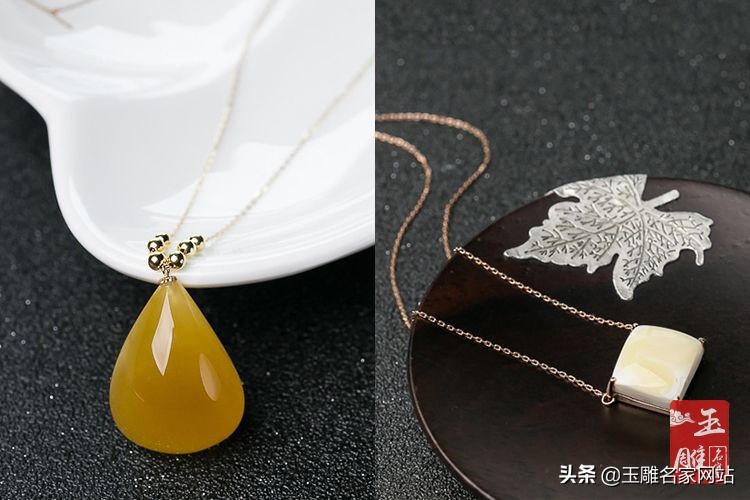 蜜蜡链子配蜜蜡锁骨链,天珠锁骨链和蜜蜡锁骨链哪个好看