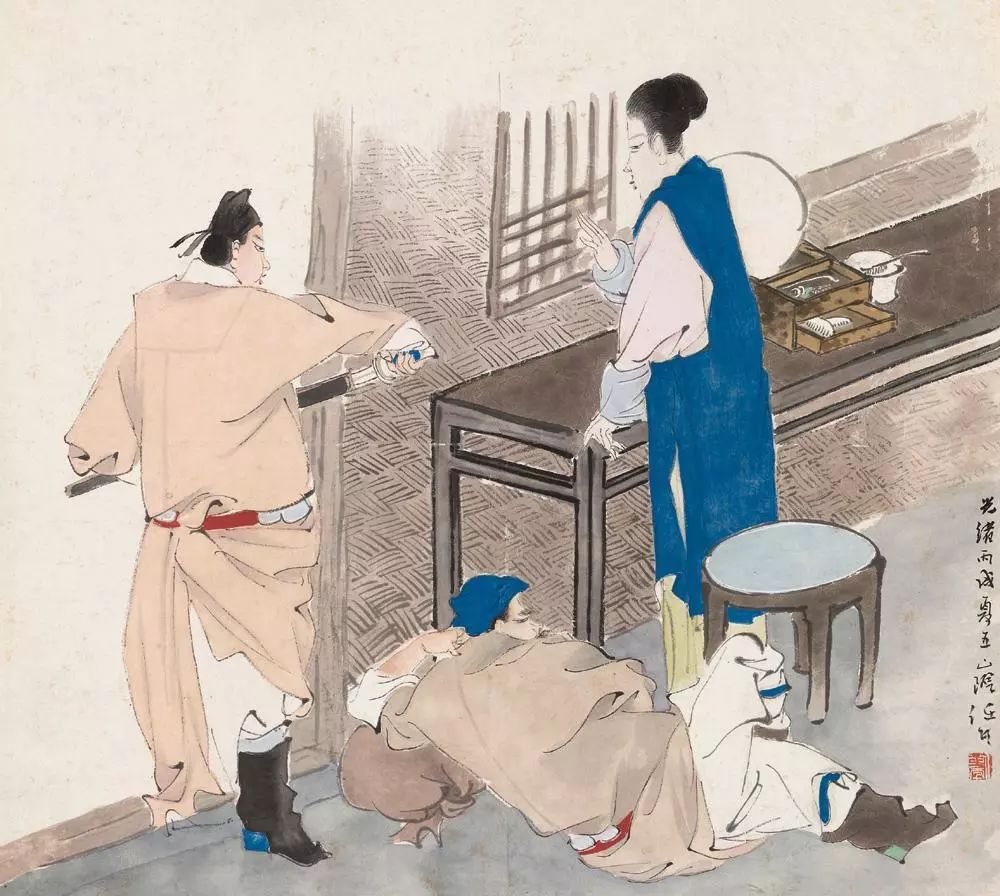 任伯年的经典高清花鸟画作品 (任伯年人物画高清图)