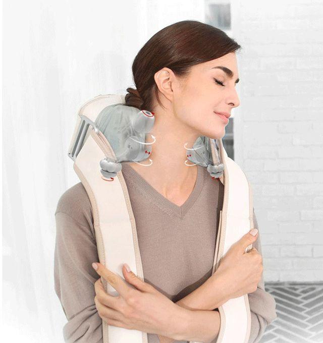 倍轻松3d肩颈按摩披肩,颈肩乐按摩披肩