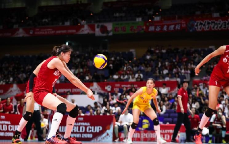 2019中国女排夺冠为祖国献礼,2018中国女排世界杯中国对日本