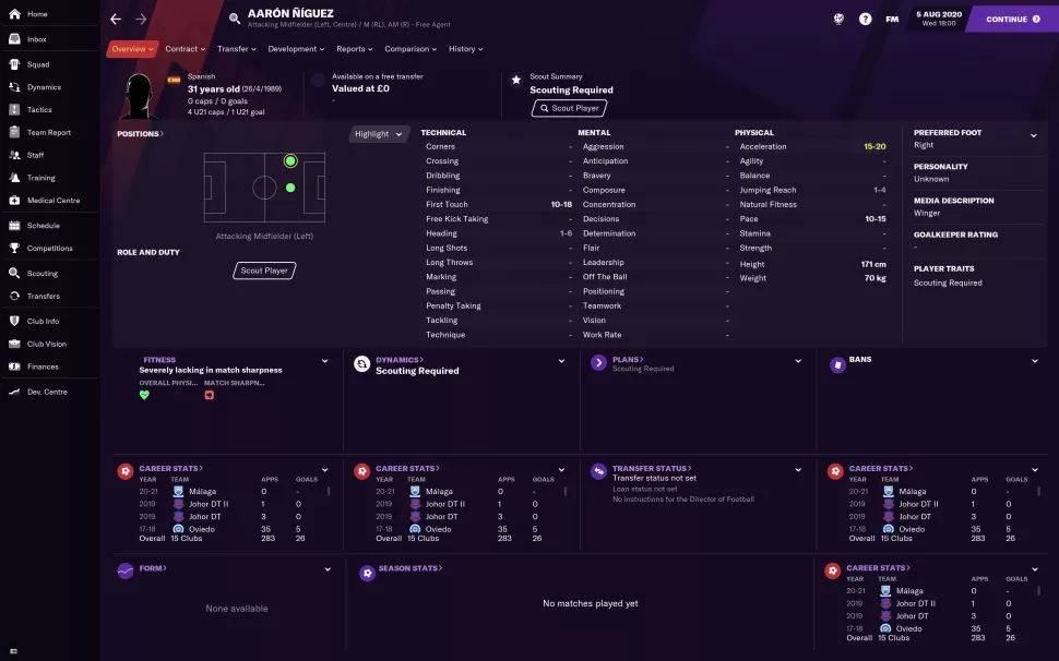 fm2021开档必签球员推荐,fm2021开档必签年轻妖人