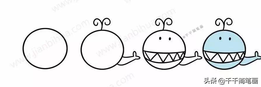 超级可爱的简笔画动物头像,呆萌小动物头像图片简笔画