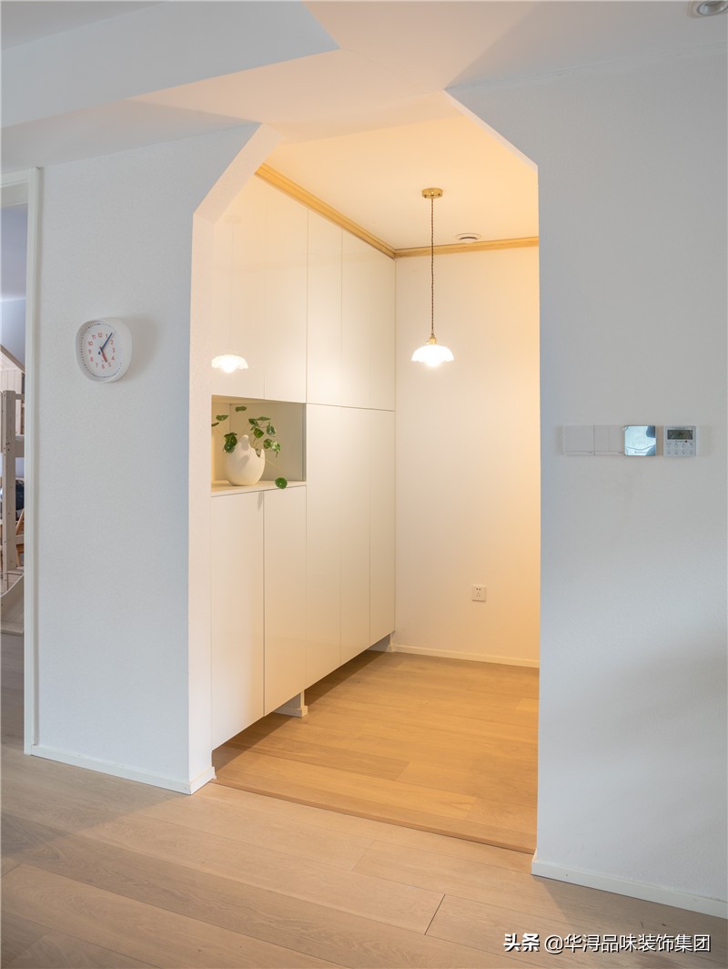 正对餐厅玄关效果图,大门正对厨房玄关如何设计