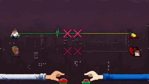 一键忘我我居然在节奏游戏中玩到了两只老虎爱跳舞