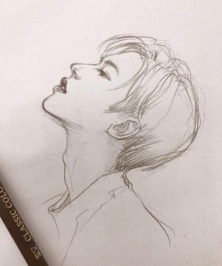 网友绘画5张明星素描照，一个个堪称神笔马良，但最后一个是谁？