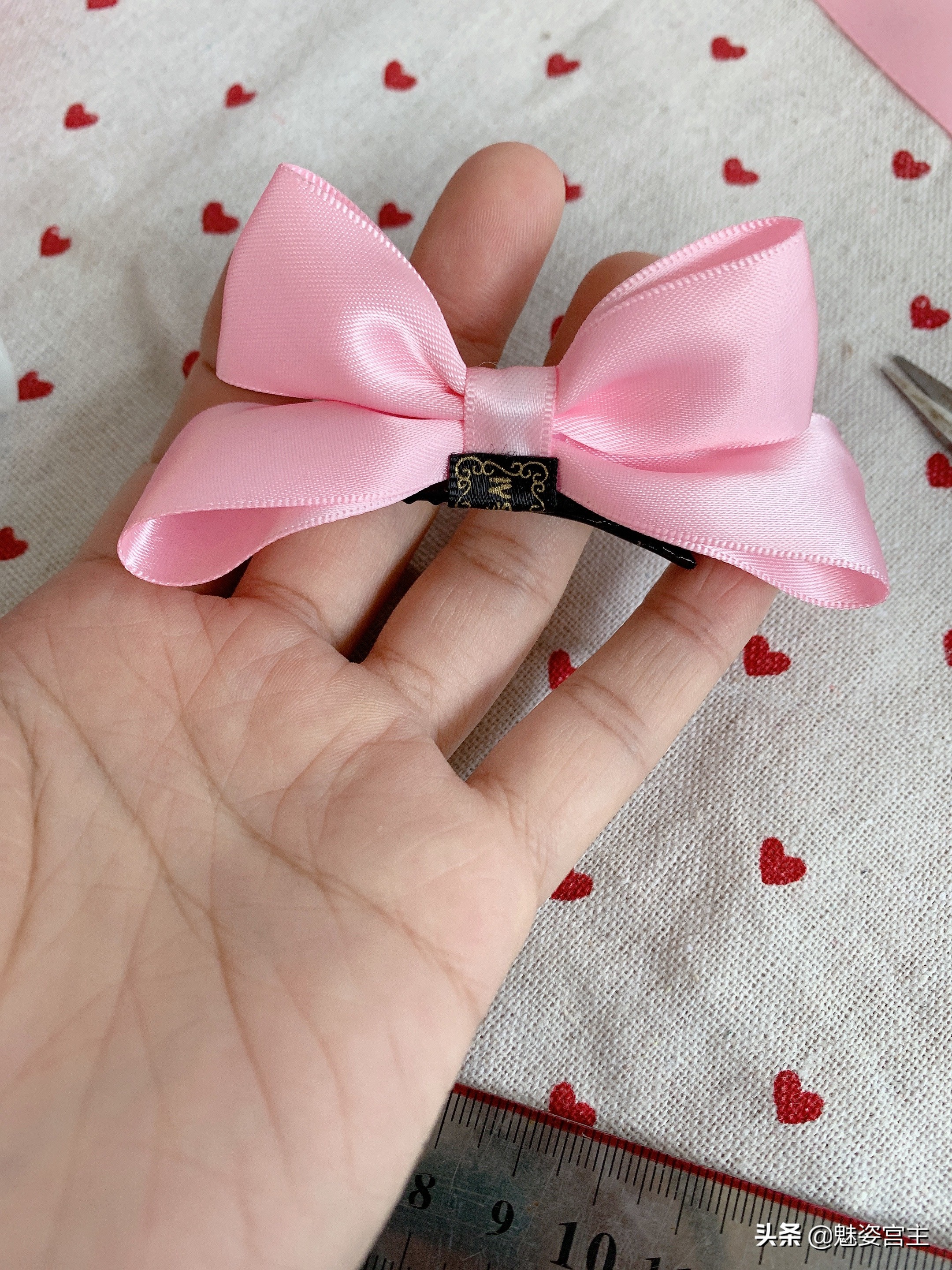 花夹的制作方法,简单发夹制作教程