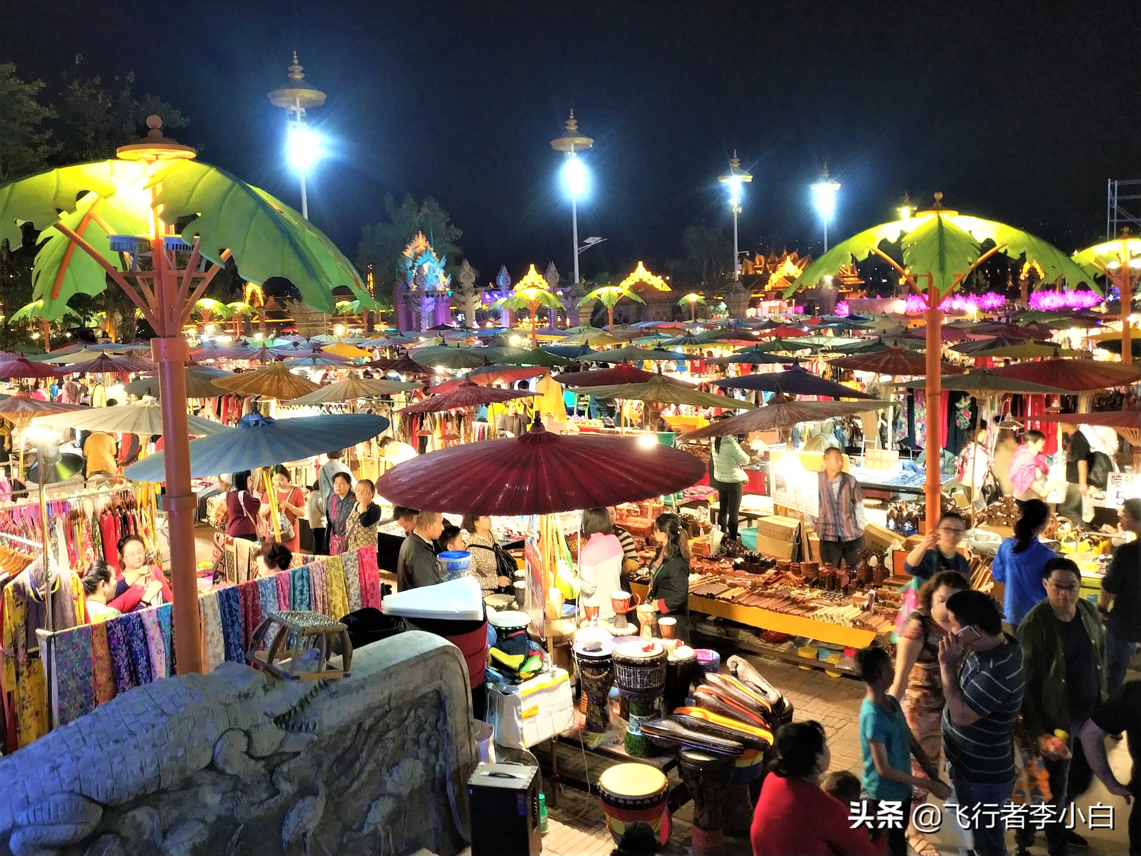 西双版纳告庄夜市最佳机位,西双版纳告庄星光夜市好玩吗