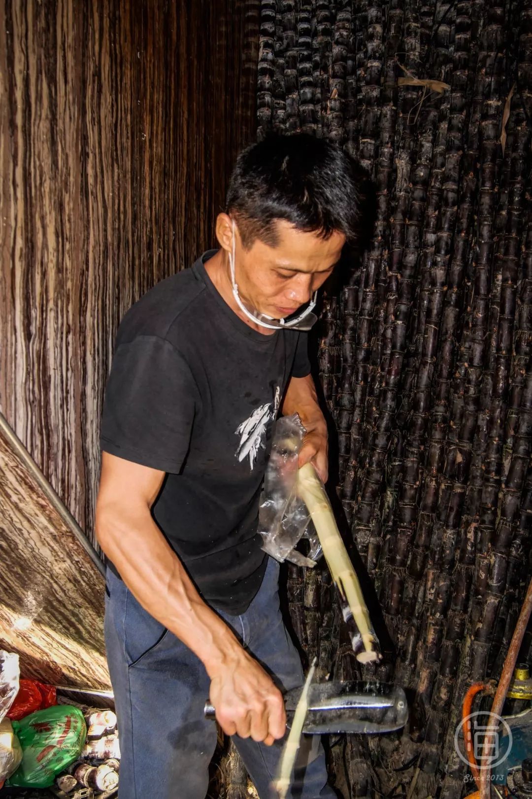 海南最火烤甘蔗,海口烤甘蔗的在哪里