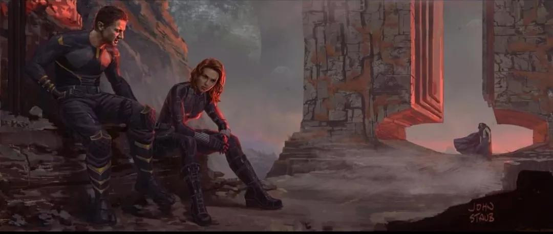 全新复联4概念图公布，远处的红骷髅比电影中更好