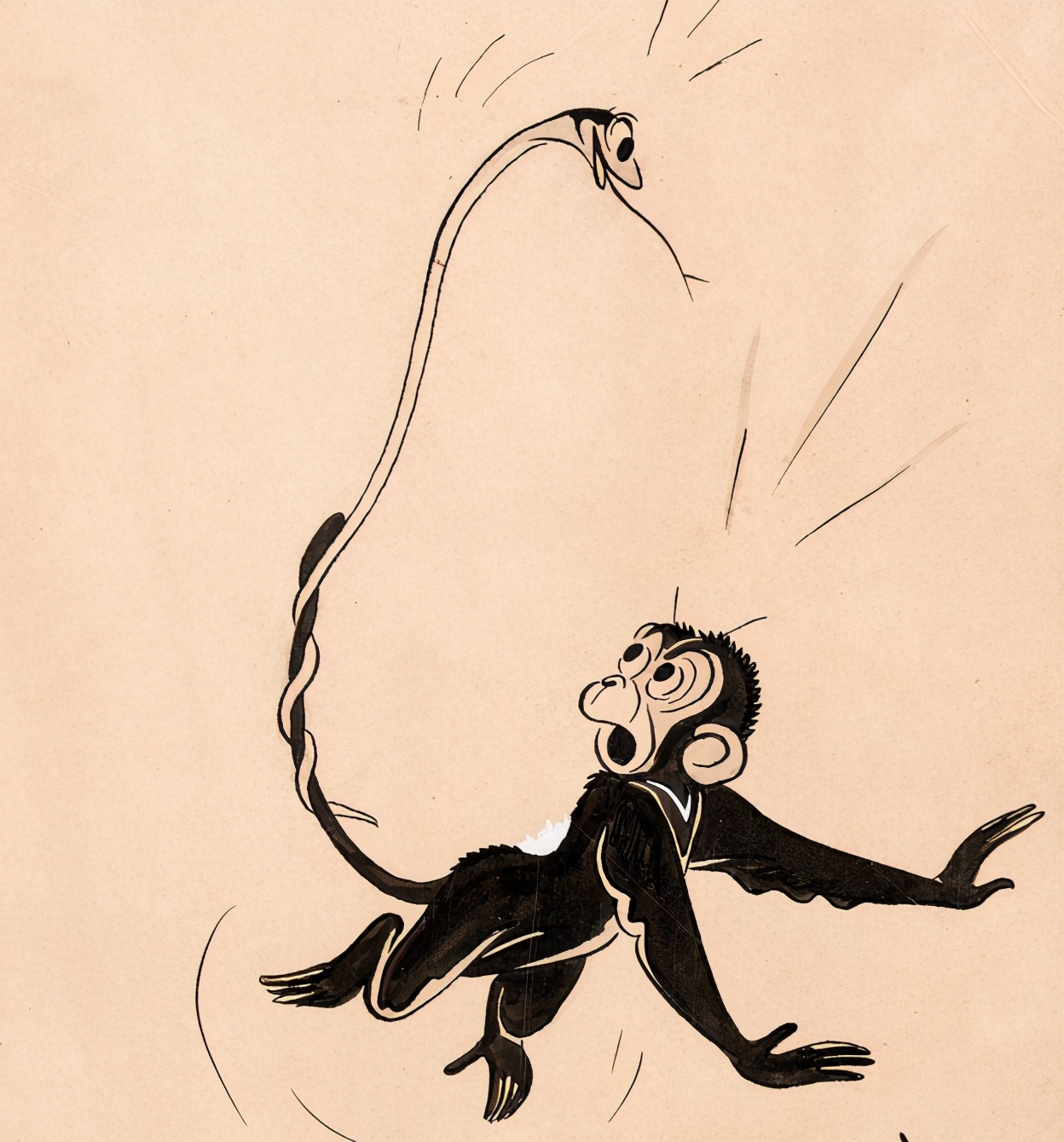 猴子为什么怕蛇的原因,猴子有多怕蛇