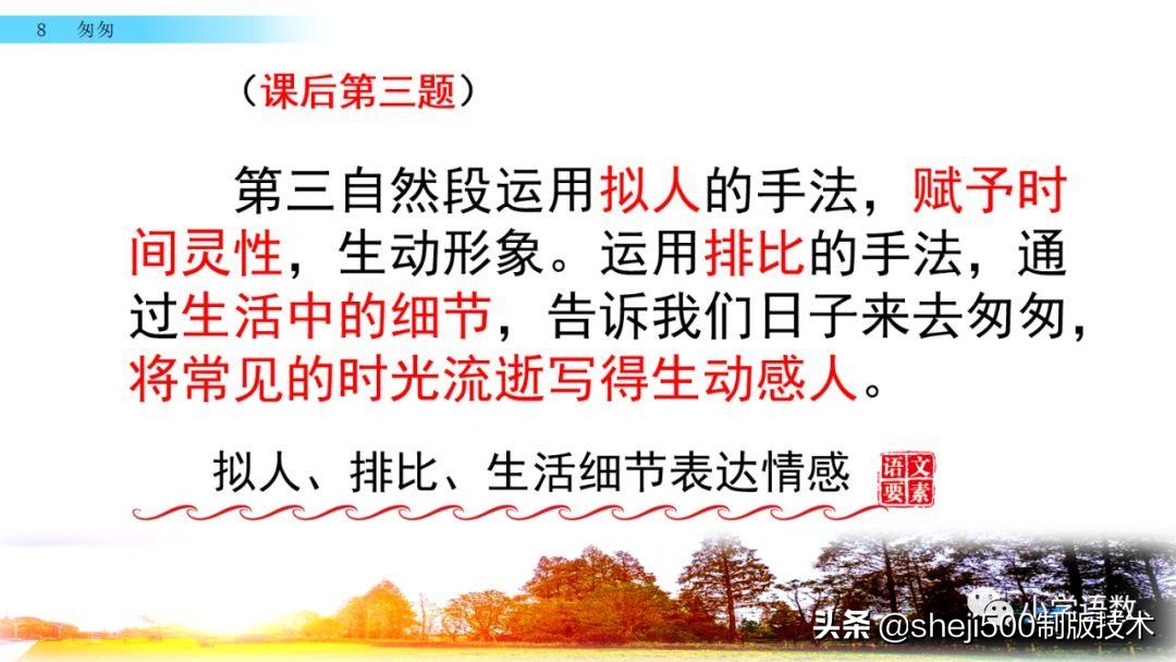 六年级下册语文书8课匆匆的预习,部编版六年级下第八课匆匆讲解