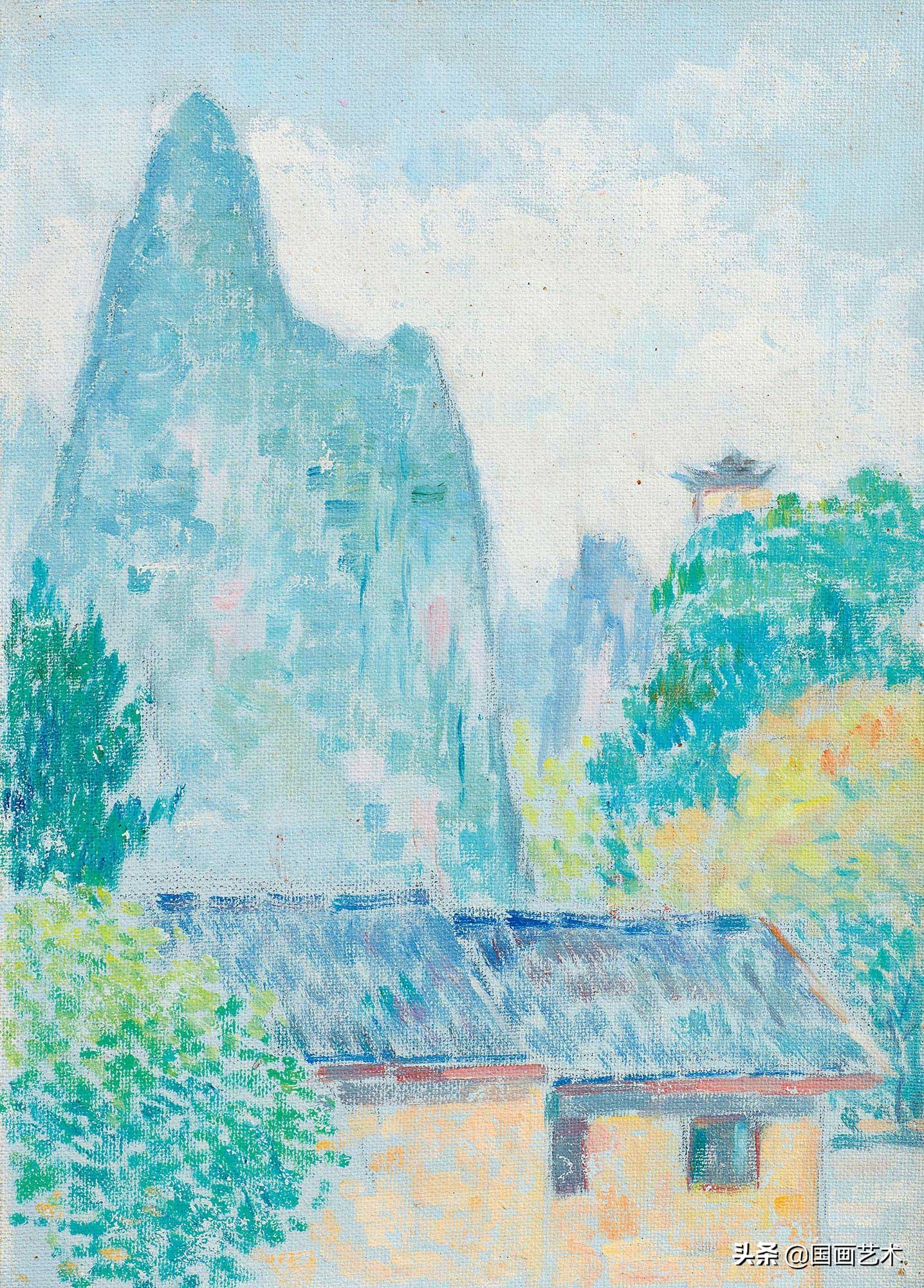 周碧初字画价格,中国油画家周碧初