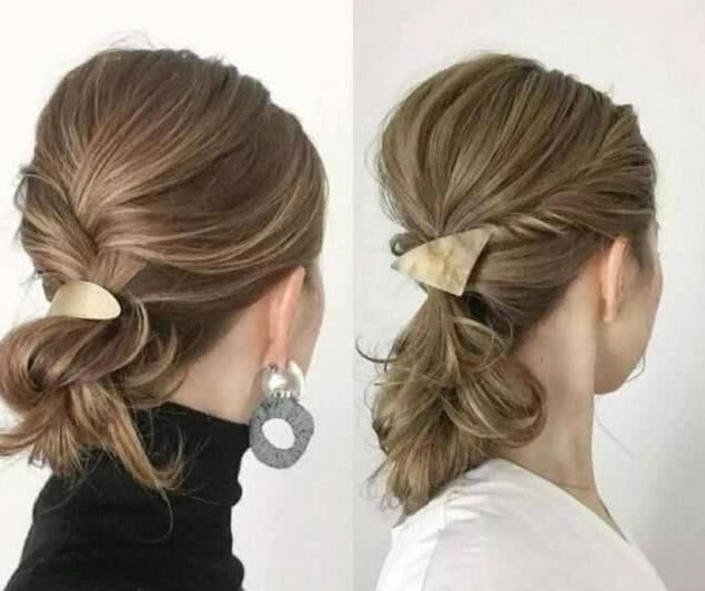 齐肩短发卷发怎么扎又简单又好看,齐肩短发半扎发发型