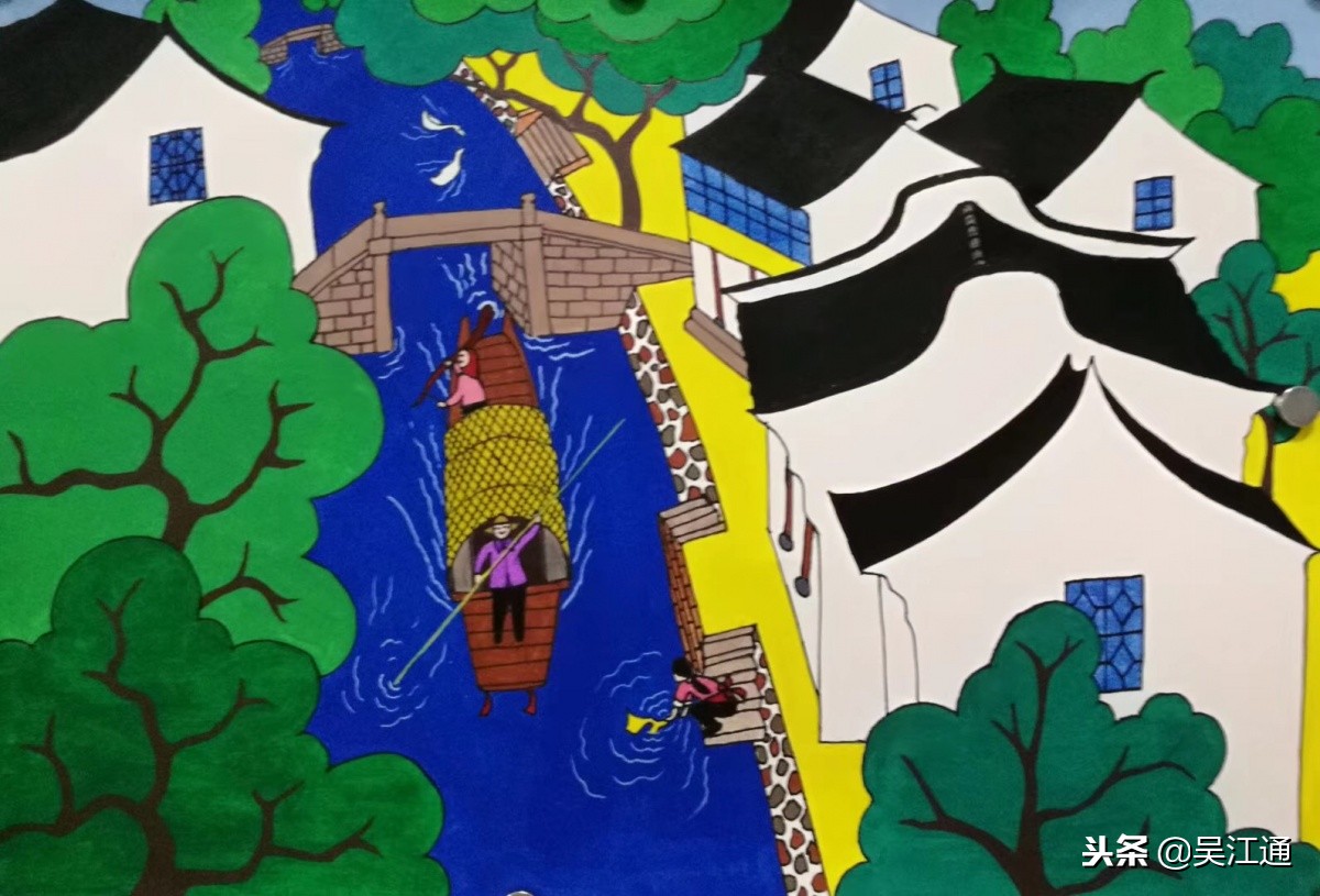 这位吴江农民，用画笔绘出五彩的梦