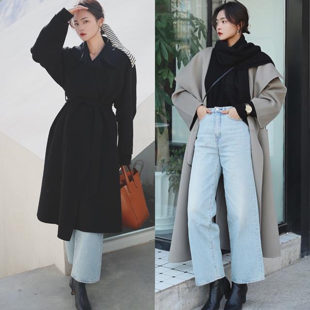 牛仔裤短靴秋冬搭配,30-40岁洋气女短靴搭牛仔裤