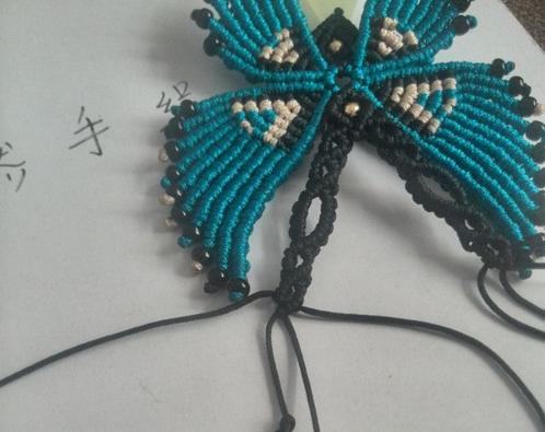 编蝴蝶绳教程,5号线绳编蝴蝶教程大全