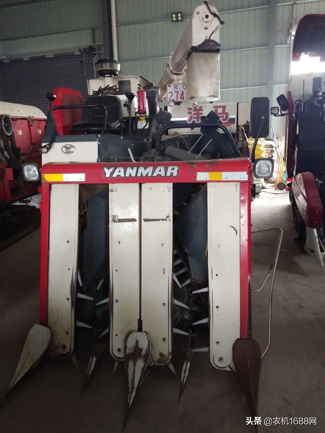 洋马收割机590多少钱一台,洋马插秧机2023款二手价