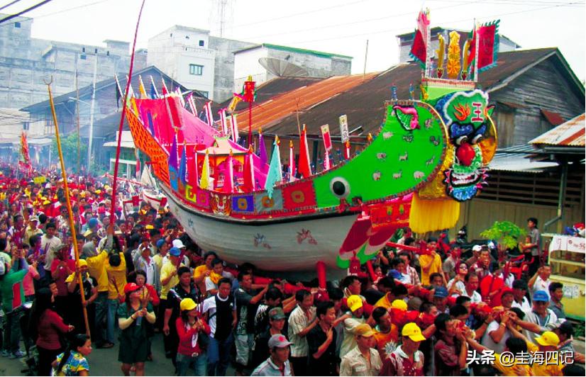 闽南送王船现场超级震撼,送王船闽南特色