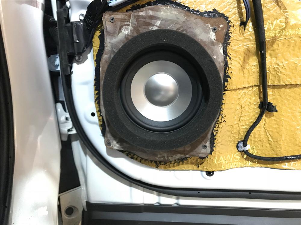 汉兰达改装三分频音响,汉兰达高音改装案例