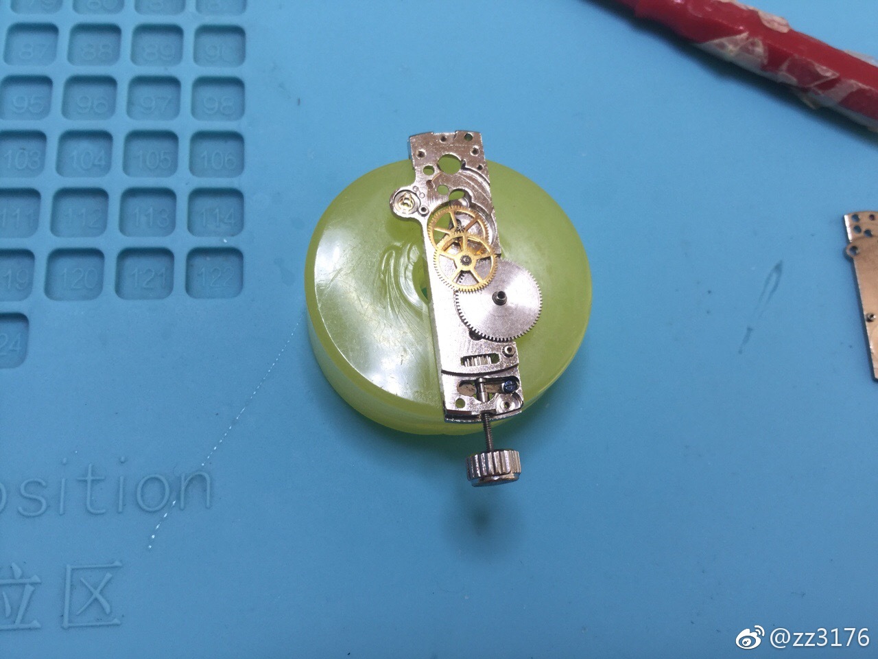 保养修复国产特殊单桥机芯手表