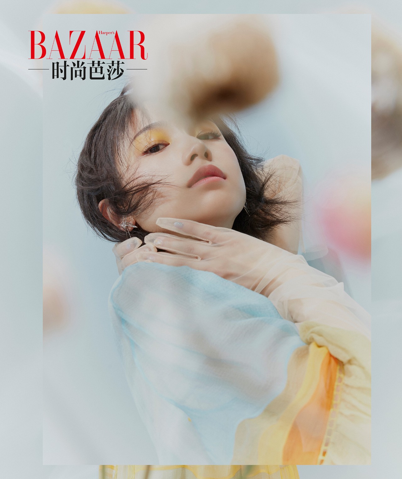 适合秋天森林的妆容,落叶创意妆容