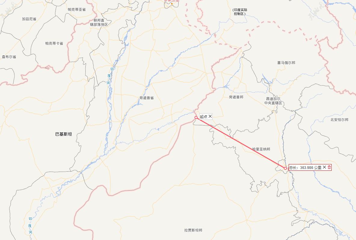 印度新德里和西藏多远,印度最南端距离中国多远