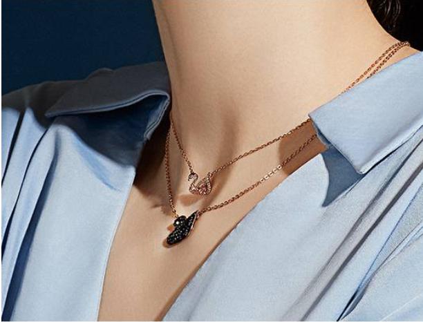 气质女生适合戴什么首饰,施华洛世奇粉色蓝色哪款好看