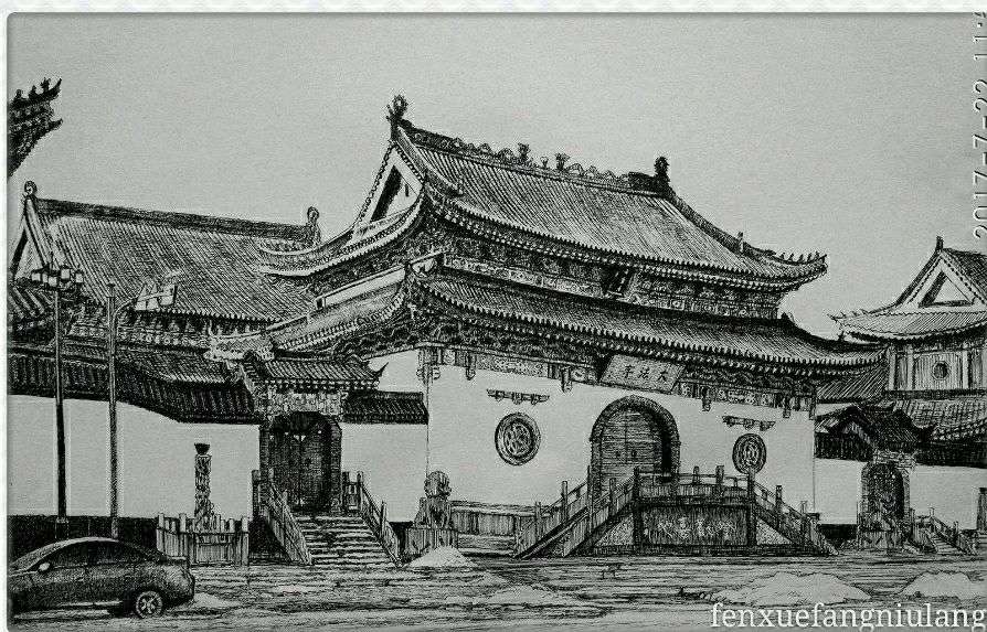 情系山水画作品,情系沈阳