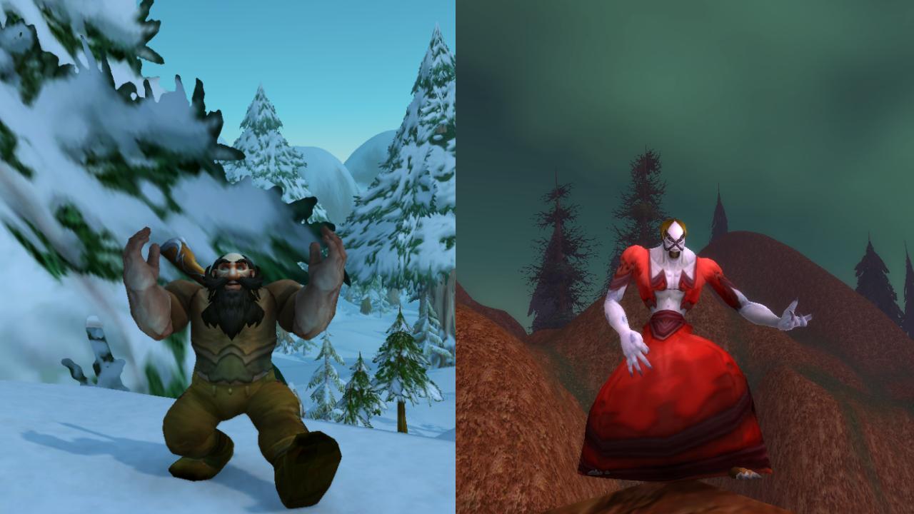 魔兽世界各大boss跳舞,魔兽世界竞技场表演赛