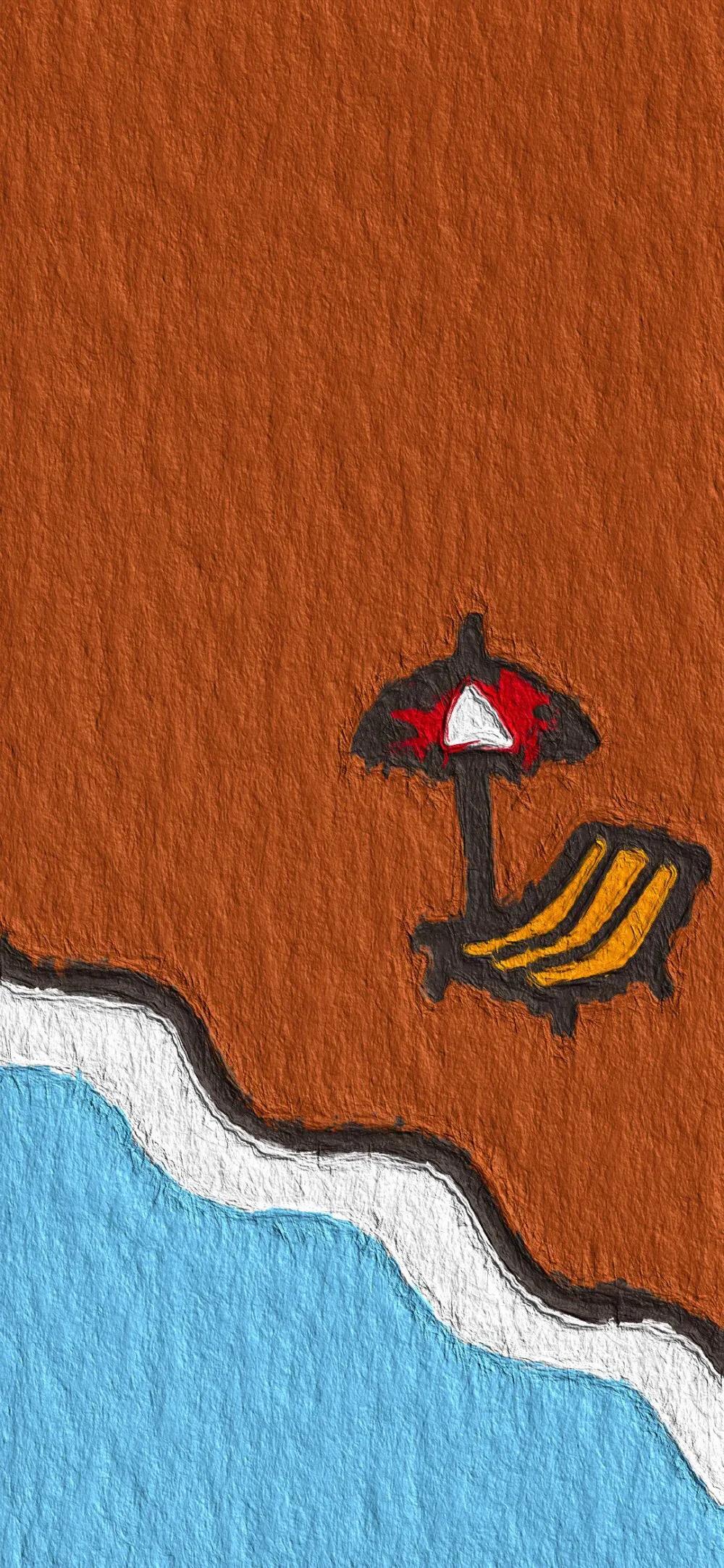 海贼王卡通油画壁纸,ins超火卡通小熊壁纸油画