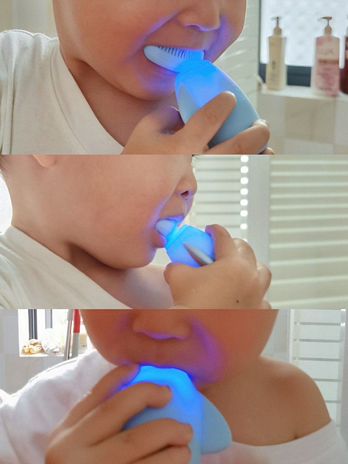 让宝宝爱上刷牙口含式电动牙刷,宝宝不爱刷牙用这款u型牙刷