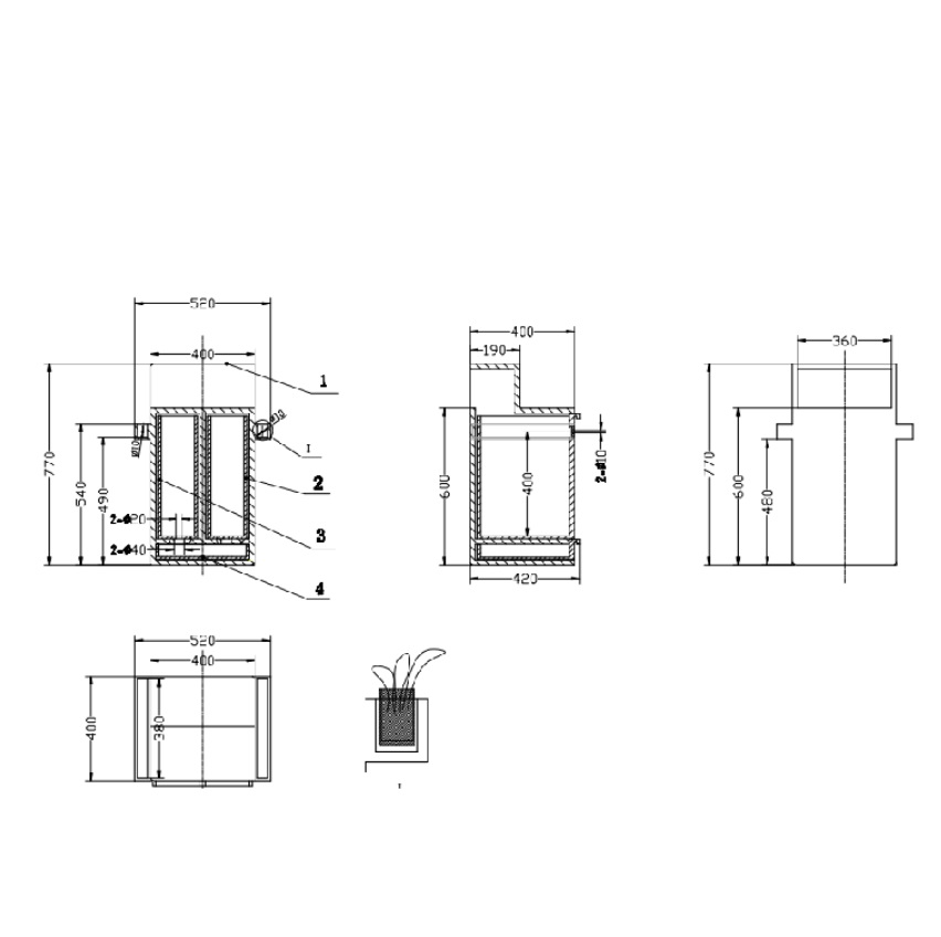 新型分类垃圾箱设计,城市环保垃圾分类