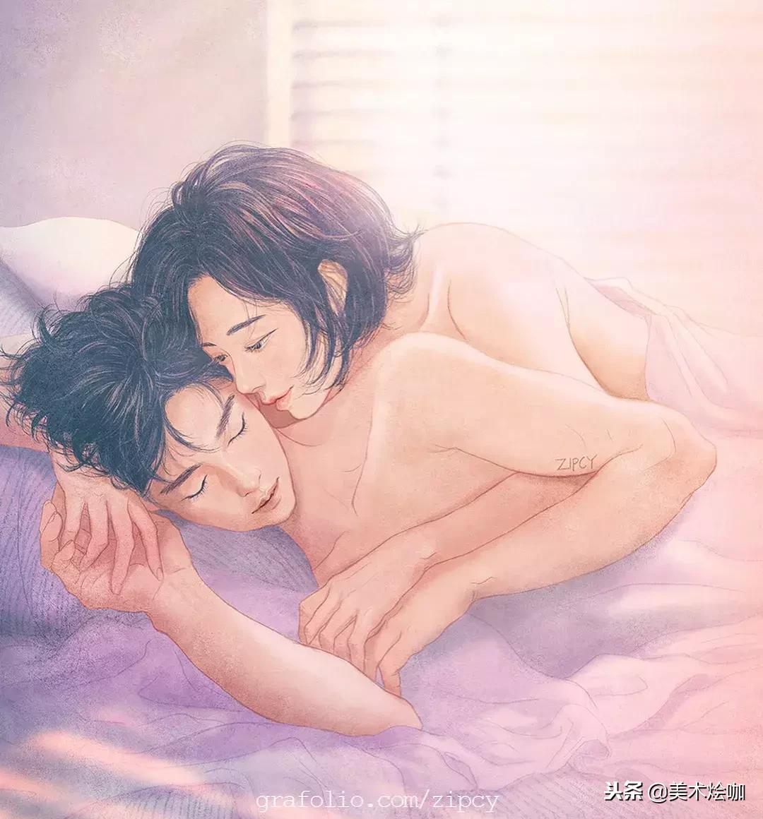 少女心爆棚的唯美插画,软萌插画清新少女心