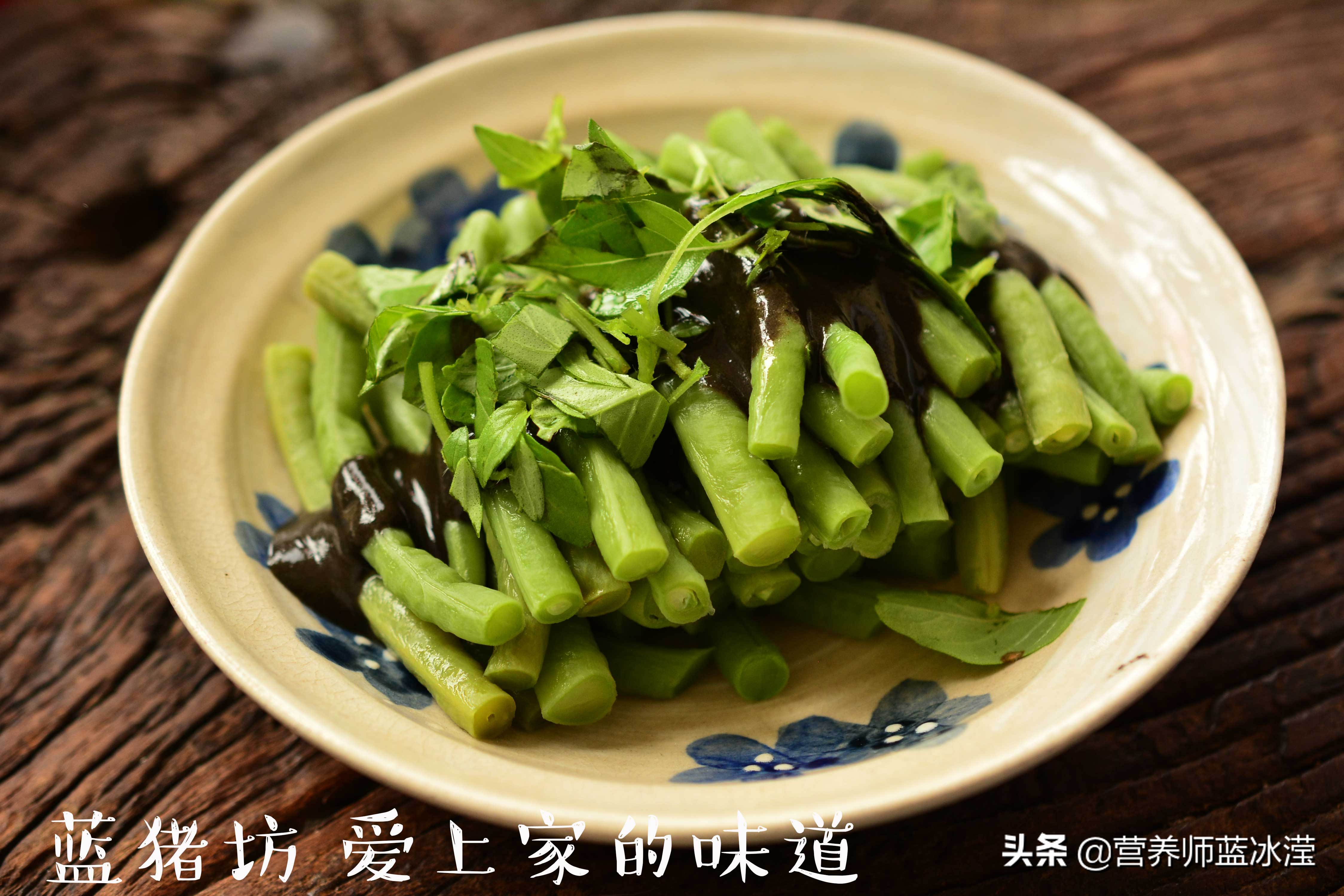 家常小菜蒜香豇豆爽口开胃,肉末豇豆这样炒开胃下饭还不油腻