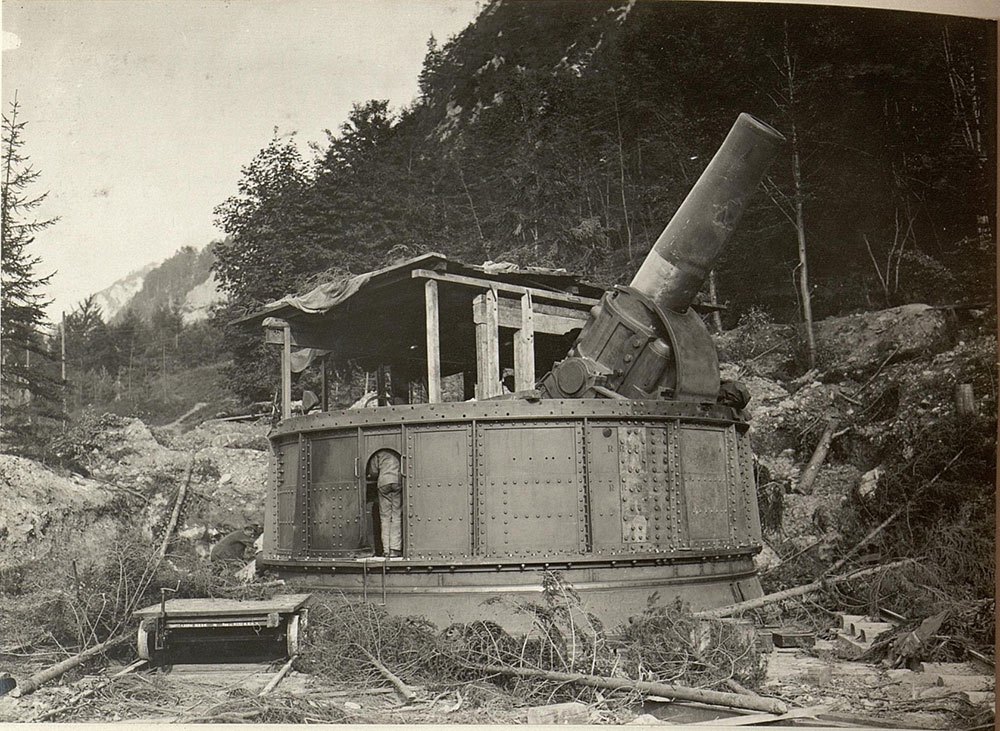 二战时期最恐怖的五大巨炮,老照片一战各国服役的恐怖巨炮