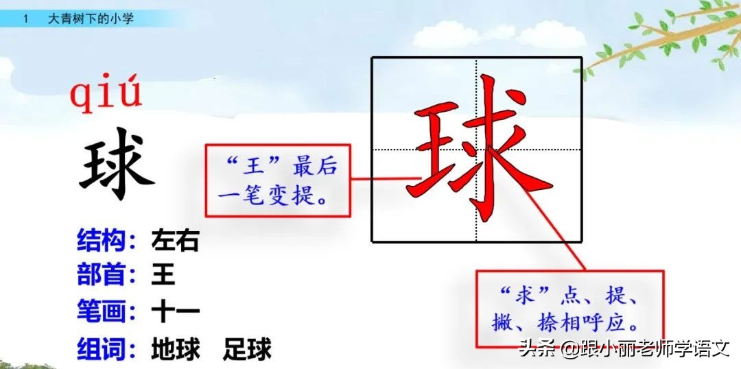 大青树下的小学重要背诵内容,大青树下的小学必会知识点