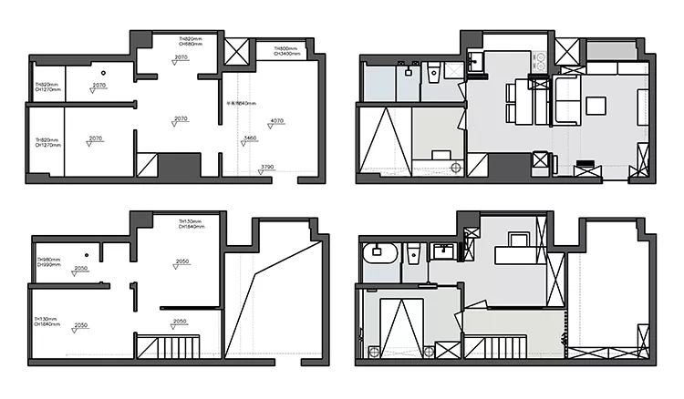 100平精致小户型温馨小屋日常,极简风格复式小公寓